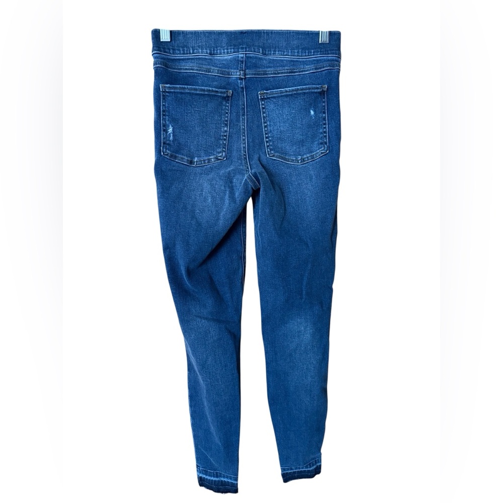 SPANX Distressed Ankle Skinny Jeans in Medium Wash women’s sz Small new nwt - Picture 7 of 13
